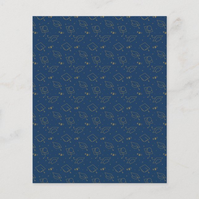 Papier Bleu de la Marine Bleue de la casquette Toss papie (Devant)