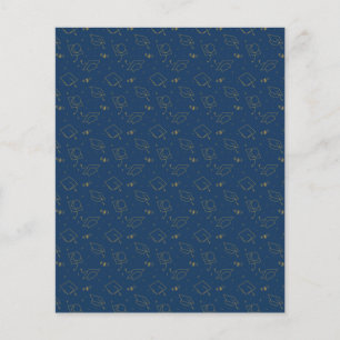 Papier Bleu de la Marine Bleue de la casquette Toss papie
