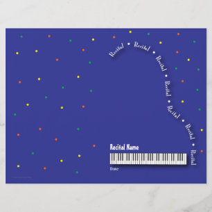 Papier Bleu Grand Piano Considérant Noir
