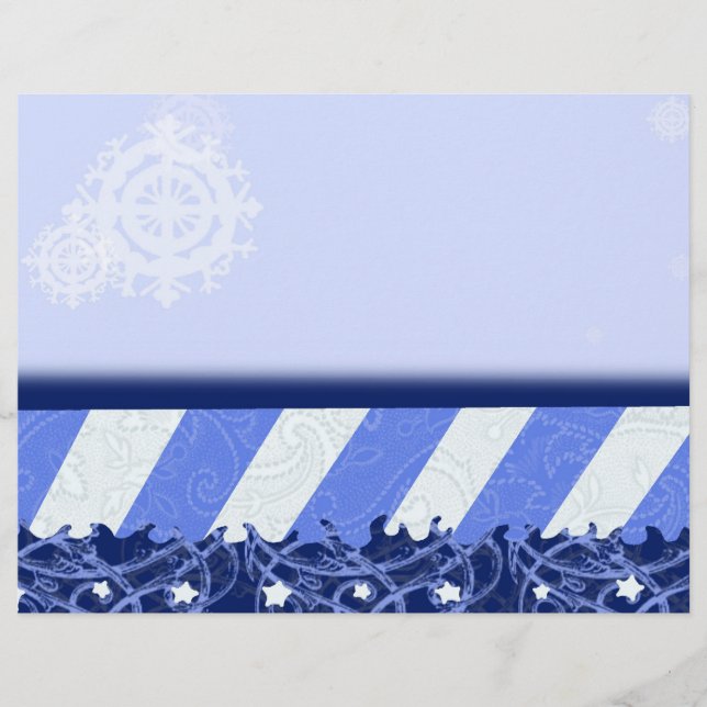 Papier Bleu hiver (Devant)