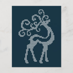 Papier Bleu xmas broderie rennes bois saisonnière