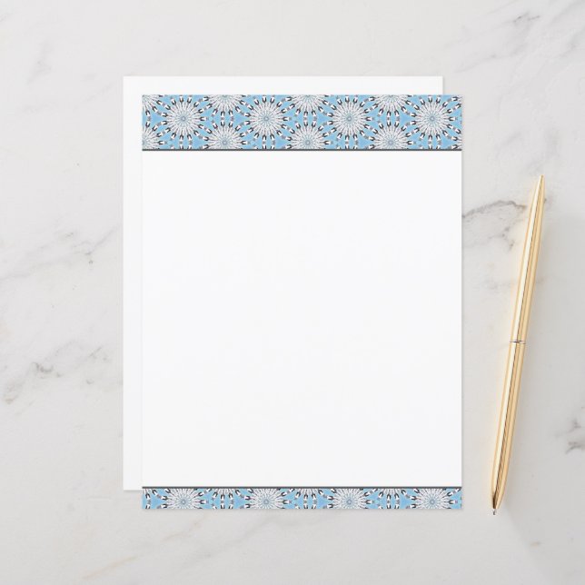 Papier Bloom hivernal autochtone (Devant/Arrière en situation)