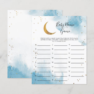 Papier Blue Moon Baby Nom Douche Jeu