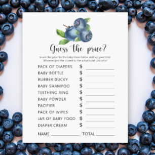 Papier Blueberries - Devinez le prix ! Jeu