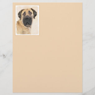 Papier Boerboel Peinture - Cute Original Chien Art