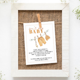 Papier Boho Clothesline Ne pas dire Baby Game Sign