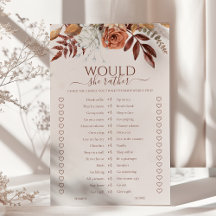 Boho Fall Voudrait-Elle Plutôt Fête des mariées Je