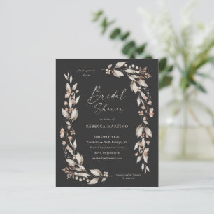 Papier Boho Fleur sauvage Budget Bridal Douche Invitation