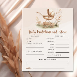 Papier Boho Style Baby stroller neutral baby shower