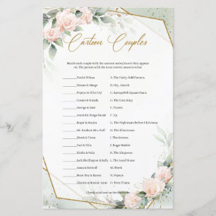 Papier Boho tendance broussailleux et verdoyant Cartoon C