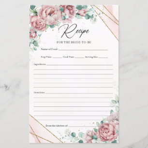 Papier Boho tourbe rose pâle eucalyptus recette d'or