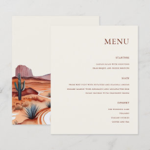 Papier Boho Watercolor Desert Mariage