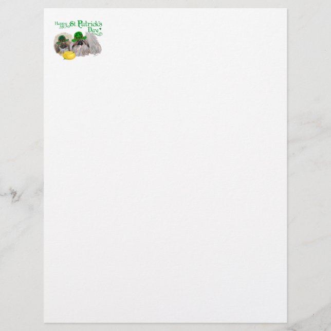 Papier Bon Jour de la Saint Patrick (Devant)