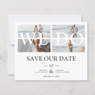 Papier Bon marché Chic We Do 4 Photos Collage Mariage