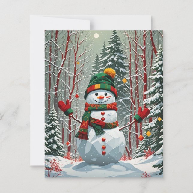 Papier Bonhomme de neige (Devant)