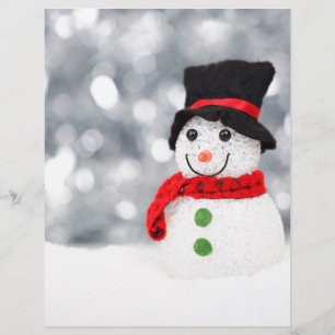 Papier Bonhomme de neige 002