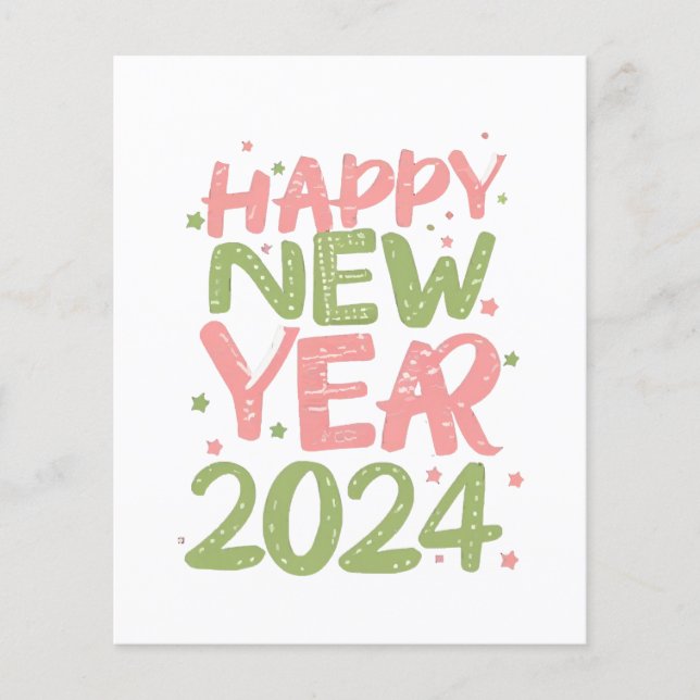 Papier Bonne année 2024 (Devant)