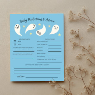 Papier Boo Boy Baby shower Baby Predictions & Conseils Ca