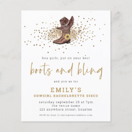 PAPIER | Boots Bling Cowgirl Bachelorette Disco