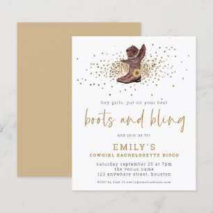 Papier Boucles BUDGÉTAIRES Bling Bachelorette Discothèque