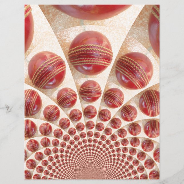 Papier Boules de cricket rythmées par boules de cuir : ta (Devant)