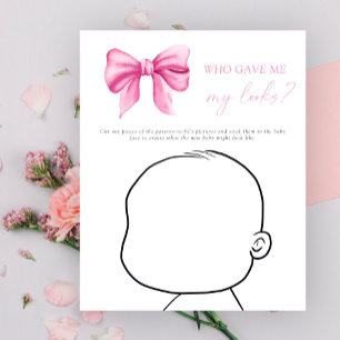 Papier Bow - Qui m'a donné mon look baby game