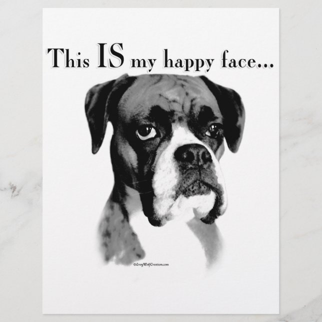 Papier Boxer Happy Face (Devant)