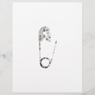 Papier broches de sécurité argent
