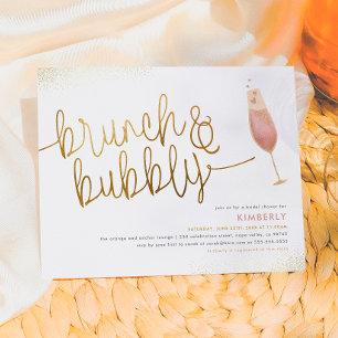 Papier Brunch de mariage Budget & Champagne Pétillant
