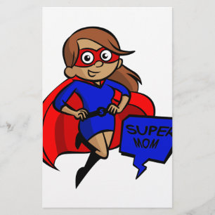 Papier brunette super maman