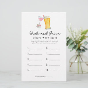 Papier Bubbles & Brew "Où étaient-ils" Jeux de douche