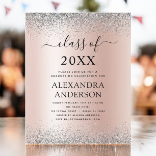 Papier Budget 2022 Rose de graduation Gold Pink Silver