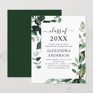 Papier Budget 2023 Graduation Botanical Green