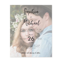 Budget 2 Détails photo QR Website Wedding Invite