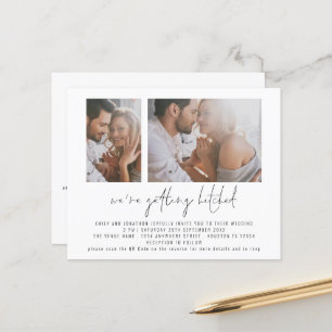 Papier Budget 2 Photo Mariage Code QR Se Marier