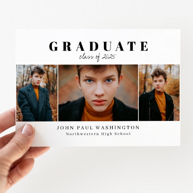 Papier Budget 3e Faire-part d'obtention d'un diplôme en p (Créateur téléchargé)