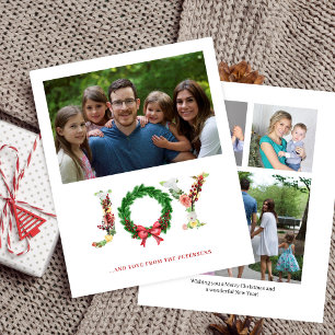 Papier Budget 4 photo collage famille voeux de Noël