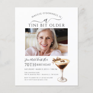 Papier BUDGET 70e anniversaire Photo Espresso Martini Inv