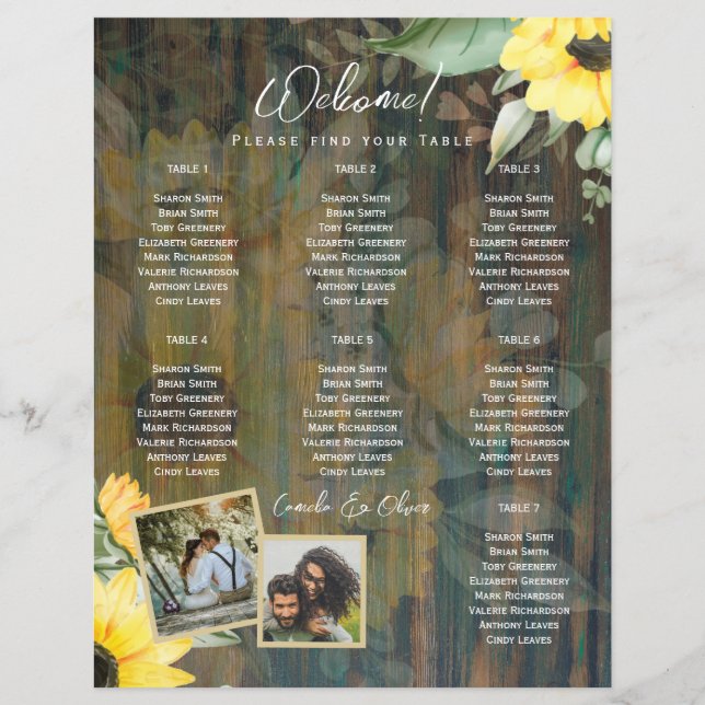 Papier BUDGET 7Tableau SIÈGE PHOTOGRAPHIQUE DES SOUFFRANT (Devant)