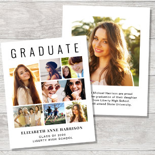 Papier Budget 8 Faire-part d'obtention d'un diplôme photo