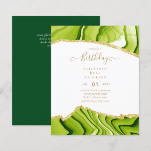 Papier BUDGET ANNIVERSAIRE Invitation ANY 16 18 21e 40 50