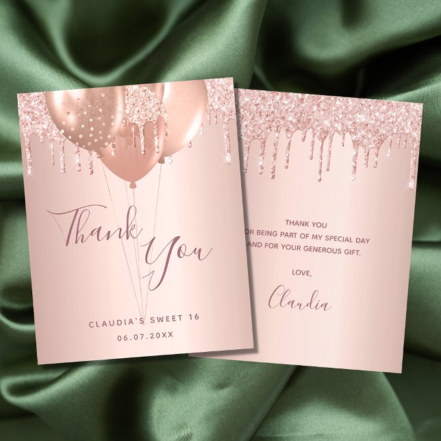 Papier Budget anniversaire rose or rousse parties scintil (Créateur téléchargé)