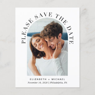 Papier Budget Arch Photo Wedding Enregistrer La Date