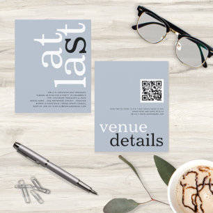 Papier BUDGET Au Code QR Dernier Dusty Fiançailles de tex