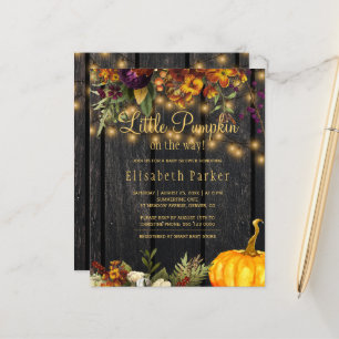 Papier Budget automne automne automne baby shower invitat