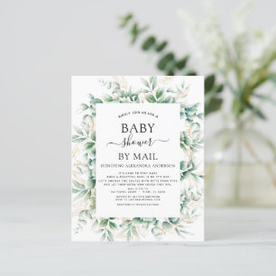 Papier Budget Baby shower par Mail Eucalyptus Géométrique