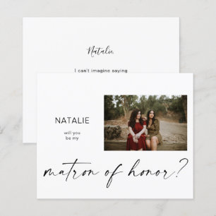 Papier Budget Be My Matron of Honor Petite proposition ph