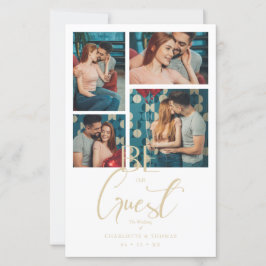 Papier Budget Be our Guest Quote White Fancy Wedding
