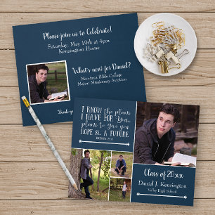 Papier Budget Bible Verse Graduation Photo Collage