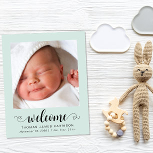 Papier Budget Bienvenue Photos Faire-part de naissance